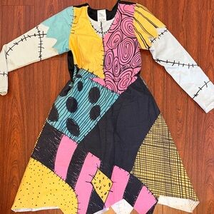 Disney Parks Sally Colorful Patchwork Long Sleeve costume